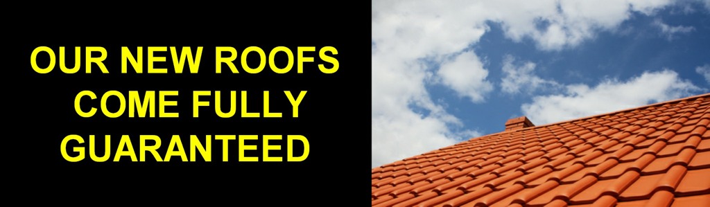 Terracotta roof tiles and blue sky, from the T & B Roofing website